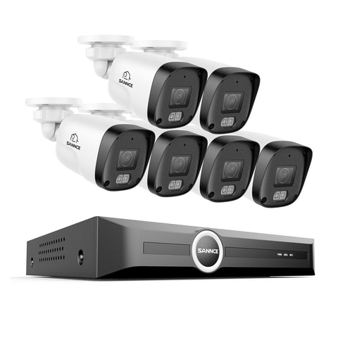 3MP 8 Channel PoE Security System, 6MP NVR, S+265., Smart Motion Detection, Smart Playback, Smart Notification with Image Attached 3MP 8 Channel PoE Security System, 6MP NVR, S+265., Smart Motion Detection, Smart Playback, Smart Notification with Image Attached