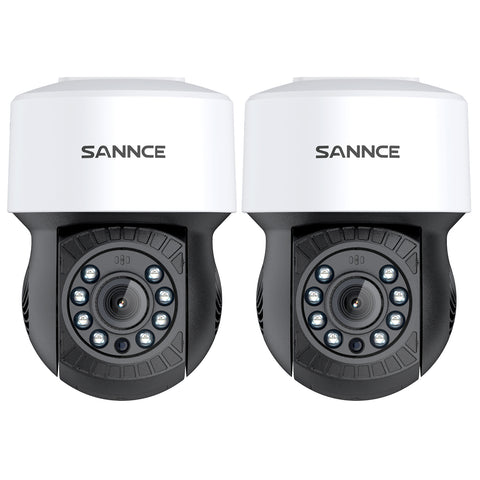 Pack of 2, 1080P PT Security Camera - Pan & Tilt, 100 ft Night Vision, Motion Detection, Outdoor, Waterproof Pack of 2, 1080P PT Security Camera - Pan & Tilt, 100 ft Night Vision, Motion Detection, Outdoor, Waterproof