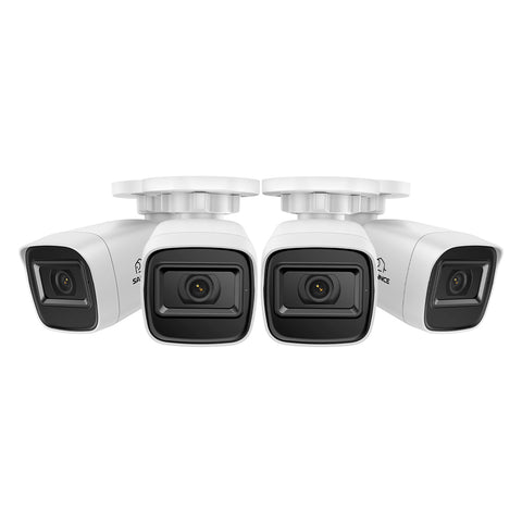 Certified Refurbished 2MP 4pcs Outdoor Bullet CCTV Cameras, Smart Human / Vehicle / Motion Detection(4-Pack) Certified Refurbished 2MP 4pcs Outdoor Bullet CCTV Cameras, Smart Human / Vehicle / Motion Detection(4-Pack)