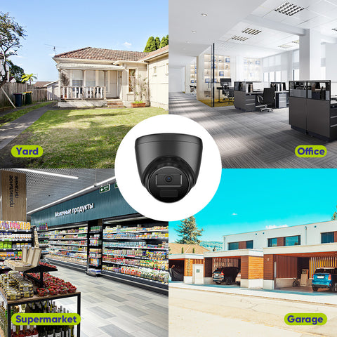 5MP 8 Channel PT Security Camera System - Hybrid 5-in-1 DVR, Pan & Tilt CCTV Camera, 100 ft Night Vision, Motion Detection, Outdoor, Waterproof 5MP 8 Channel PT Security Camera System - Hybrid 5-in-1 DVR, Pan & Tilt CCTV Camera, 100 ft Night Vision, Motion Detection, Outdoor, Waterproof