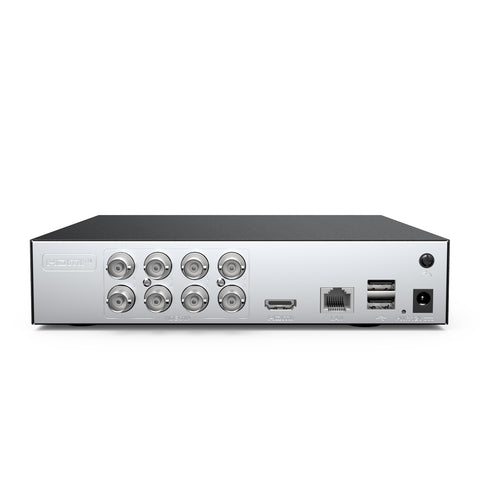 5MP 8 Channel PT Security Camera System - Hybrid 5-in-1 DVR, Pan & Tilt CCTV Camera, 100 ft Night Vision, Motion Detection, Outdoor, Waterproof 5MP 8 Channel PT Security Camera System - Hybrid 5-in-1 DVR, Pan & Tilt CCTV Camera, 100 ft Night Vision, Motion Detection, Outdoor, Waterproof