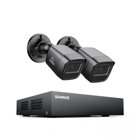 5MP 8-Channel Wired Security DVR System with 2pcs 2MP Outdoor Bullet CCTV Cameras, Smart Human / Vehicle / Motion Detection 5MP 8-Channel Wired Security DVR System with 2pcs 2MP Outdoor Bullet CCTV Cameras, Smart Human / Vehicle / Motion Detection