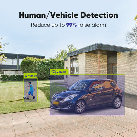 5MP 8-Channel Wired Security DVR System with 6pcs 2MP Outdoor Bullet CCTV Cameras, Smart Human / Vehicle / Motion Detection 5MP 8-Channel Wired Security DVR System with 6pcs 2MP Outdoor Bullet CCTV Cameras, Smart Human / Vehicle / Motion Detection