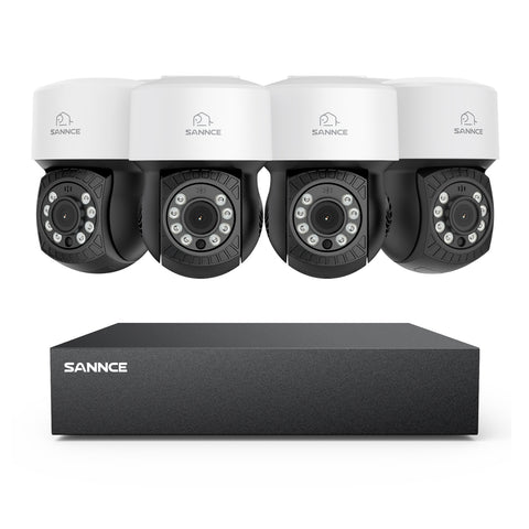 5MP 8 Channel PT Security Camera System - Hybrid 5-in-1 DVR, Pan & Tilt CCTV Camera, 100 ft Night Vision, Motion Detection, Outdoor, Waterproof 5MP 8 Channel PT Security Camera System - Hybrid 5-in-1 DVR, Pan & Tilt CCTV Camera, 100 ft Night Vision, Motion Detection, Outdoor, Waterproof