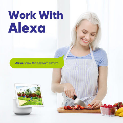 10 Channel Wireless PT Security Camera System, 5MP NVR w/ 10.1'' LCD Monitor, 5MP Wireless PT Security Camera, Pan & Tilt 2Pcs IP Cameras AI Human Detection, Remote Access, Smart Motion Alerts, Work with Alexa 10 Channel Wireless PT Security Camera System, 5MP NVR w/ 10.1'' LCD Monitor, 5MP Wireless PT Security Camera, Pan & Tilt 2Pcs IP Cameras AI Human Detection, Remote Access, Smart Motion Alerts, Work with Alexa