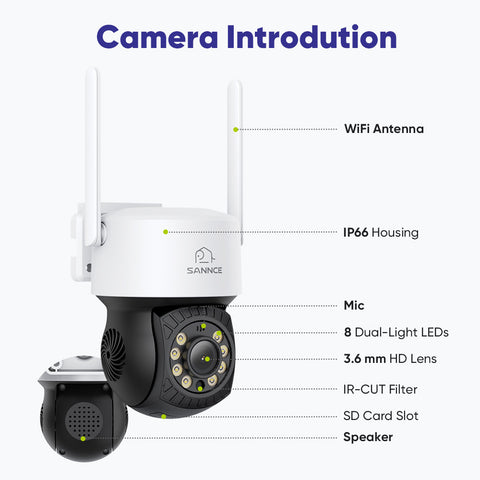 10 Channel Wireless PT Security Camera System, 5MP NVR w/ 10.1'' LCD Monitor, 5MP Wireless PT Security Camera, Pan & Tilt 2Pcs IP Cameras AI Human Detection, Remote Access, Smart Motion Alerts, Work with Alexa 10 Channel Wireless PT Security Camera System, 5MP NVR w/ 10.1'' LCD Monitor, 5MP Wireless PT Security Camera, Pan & Tilt 2Pcs IP Cameras AI Human Detection, Remote Access, Smart Motion Alerts, Work with Alexa