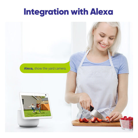 2K Super HD PT 10 Channel NVR w/3MP Wireless Pan & Tilt IP Camera System, 10.1'' LCD Monitor, Pack of 10 Cameras, Two-Way Voice Intercom, Customized Motion Areas, Smart Motion Alerts, AI Human Recognition, Work with Alexa 2K Super HD PT 10 Channel NVR w/3MP Wireless Pan & Tilt IP Camera System, 10.1'' LCD Monitor, Pack of 10 Cameras, Two-Way Voice Intercom, Customized Motion Areas, Smart Motion Alerts, AI Human Recognition, Work with Alexa