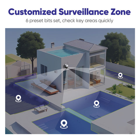 10 Channel PT Wireless Security Camera System, 5MP NVR w/ 10.1'' LCD Monitor, 3MP Pan & Tilt IP Cameras, Color Night Vision, Smart Auto Tracking, Two-Way Voice Intercom, Customized Motion Areas, Work with Alexa 10 Channel PT Wireless Security Camera System, 5MP NVR w/ 10.1'' LCD Monitor, 3MP Pan & Tilt IP Cameras, Color Night Vision, Smart Auto Tracking, Two-Way Voice Intercom, Customized Motion Areas, Work with Alexa