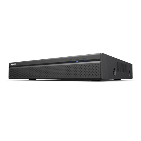 Certified Refurbished, 4K 16 Channel H.265+ PoE NVR, ONVIF Supported, Audio Recording, Human/Vehicle Detection, Support Up to 12TB Hard Drive Certified Refurbished, 4K 16 Channel H.265+ PoE NVR, ONVIF Supported, Audio Recording, Human/Vehicle Detection, Support Up to 12TB Hard Drive