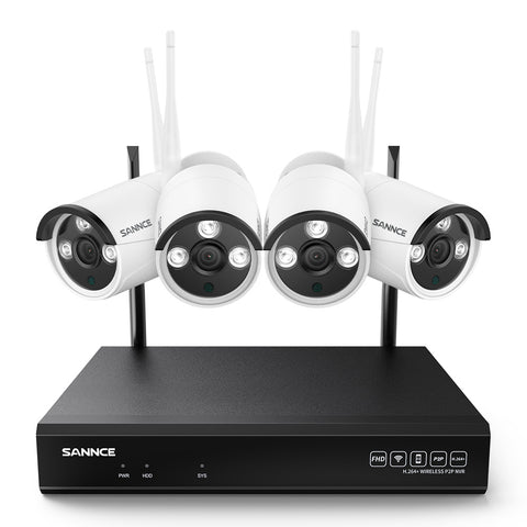 3MP 10-Channel Wireless Security Camera System, 8MP NVR, 3MP WiFi IP Cameras, Audio Recording, IP66 Waterproof, Smart AI Human Detection, Work With Alexa (4xBullet camera and 8MP 10CH NVR) 3MP 10-Channel Wireless Security Camera System, 8MP NVR, 3MP WiFi IP Cameras, Audio Recording, IP66 Waterproof, Smart AI Human Detection, Work With Alexa (4xBullet camera and 8MP 10CH NVR)