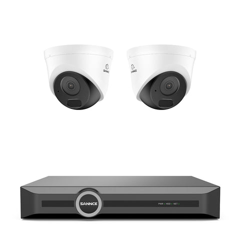 EH500 - 5MP 8 Channel PoE Security System, 6MP NVR, S+265., Human & Vehicle Detection, Color Night Vision, Smart Playback, IP67, Audio Recording, Smart Notification with Image Attached EH500 - 5MP 8 Channel PoE Security System, 6MP NVR, S+265., Human & Vehicle Detection, Color Night Vision, Smart Playback, IP67, Audio Recording, Smart Notification with Image Attached