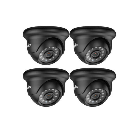 Certified Refurbished, 1080P Security Camera Kit, 100 ft IR Night Vision, Digital WDR & DNR, IP66 Waterproof for Indoor and Outdoor, Pack of 4 Certified Refurbished, 1080P Security Camera Kit, 100 ft IR Night Vision, Digital WDR & DNR, IP66 Waterproof for Indoor and Outdoor, Pack of 4