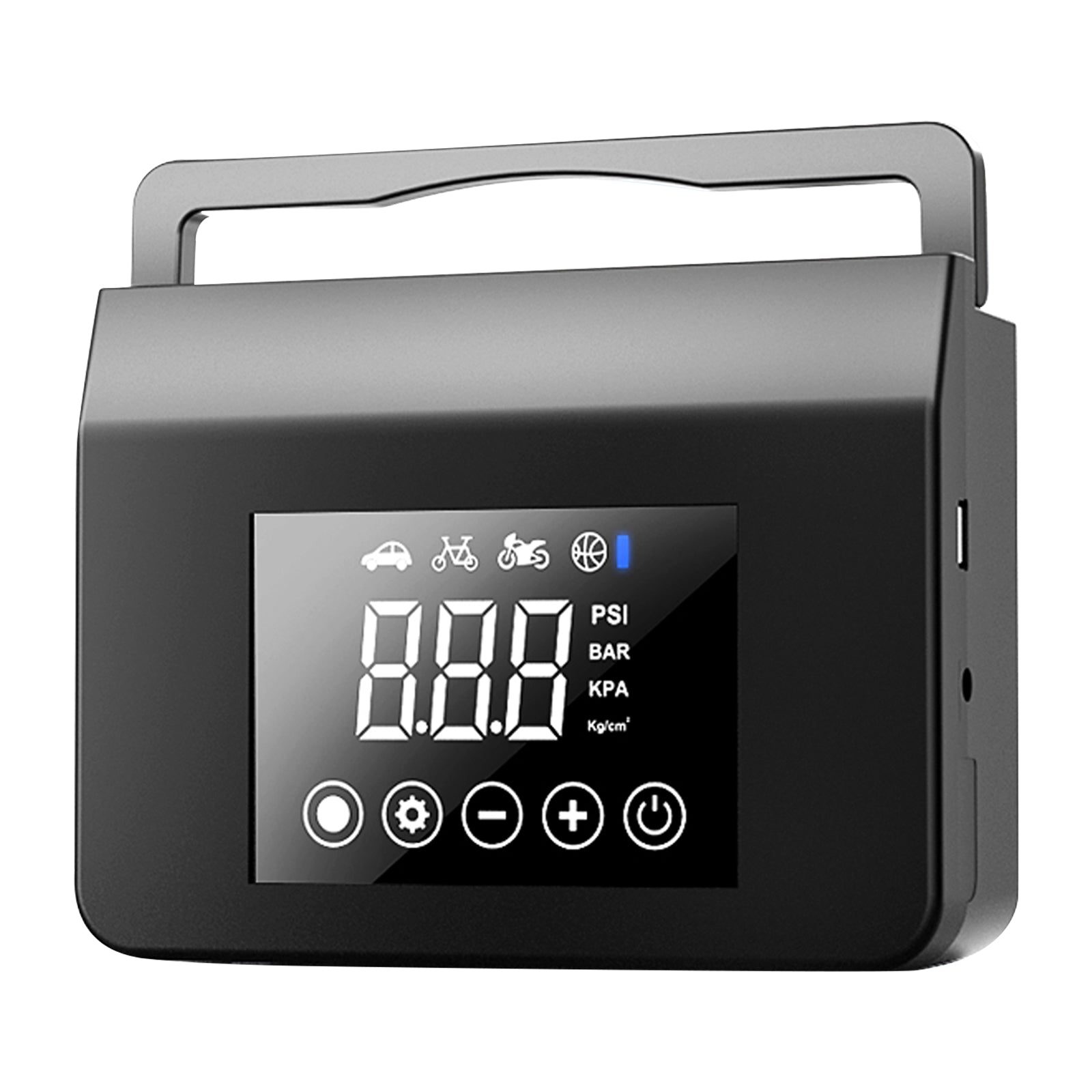Electric Ball Pump, Smart Air Pump Portable Fast Ball Inflation with  Precise Pressure Gauge Digital LCD Display and 4+N Preset Modes for Car  Exercise