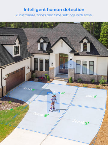 3MP 10-Channel Wireless CCTV PT Camera System, 8MP NVR, 3MP Pan & Tilt WiFi IP Cameras, Audio Recording, AI Human Detection, Work With Alexa (6 x PTZ camera and 8MP 10CH NVR) 3MP 10-Channel Wireless CCTV PT Camera System, 8MP NVR, 3MP Pan & Tilt WiFi IP Cameras, Audio Recording, AI Human Detection, Work With Alexa (6 x PTZ camera and 8MP 10CH NVR)