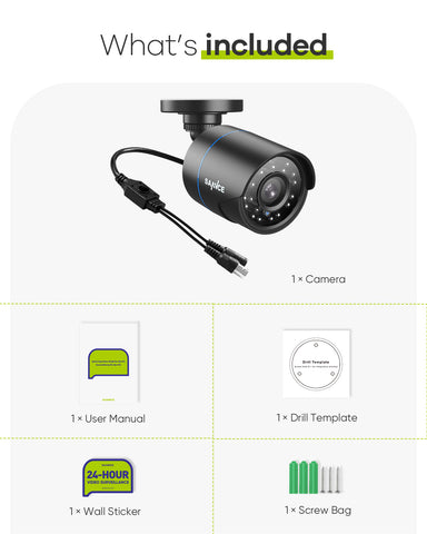 Certified Refurbished 1080p Wired Security Camera, 4-in-1 for AHD/TVI/CVI/CVBS, IP66 Weatherproof Analog Surveillance Video Add–On Camera for Indoor and Outdoor Use, 100 ft Clear Night Vision Certified Refurbished 1080p Wired Security Camera, 4-in-1 for AHD/TVI/CVI/CVBS, IP66 Weatherproof Analog Surveillance Video Add–On Camera for Indoor and Outdoor Use, 100 ft Clear Night Vision