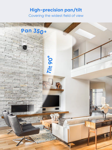 SANNCE 8MP 10-Channel Wireless CCTV PT & Bullet Camera System, 8MP NVR, 3MP Pan & Tilt WiFi IP Cameras, Audio Recording, AI Human Detection, Work With Alexa (4xPTZ camera, 2xBullet camera and 8MP 10CH NVR) SANNCE 8MP 10-Channel Wireless CCTV PT & Bullet Camera System, 8MP NVR, 3MP Pan & Tilt WiFi IP Cameras, Audio Recording, AI Human Detection, Work With Alexa (4xPTZ camera, 2xBullet camera and 8MP 10CH NVR)