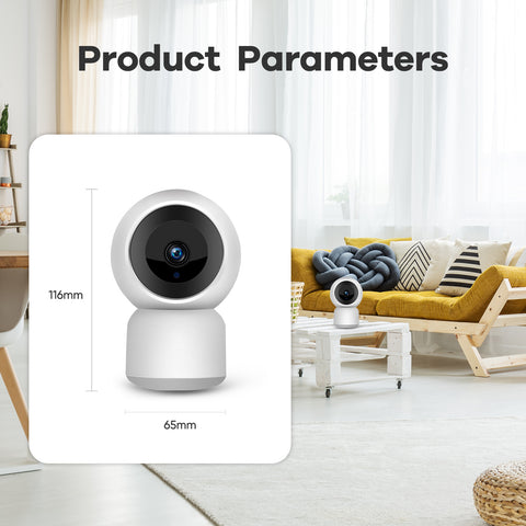 SANNCE Wireless Security IP Camera - 2K 3MP, Pan Tilt, Baby & Pet Monitoring, Two-Way Audio, Smart Motion Tracking, AI Human Detection, Support Cloud & Max. 128 GB Local Storage