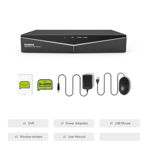 Certified Refurbished, 5MP 8 Channel Hybrid 5-in-1 CCTV Digital Video Recorder, Motion Detection, Support IP & Analog Cameras Certified Refurbished, 5MP 8 Channel Hybrid 5-in-1 CCTV Digital Video Recorder, Motion Detection, Support IP & Analog Cameras