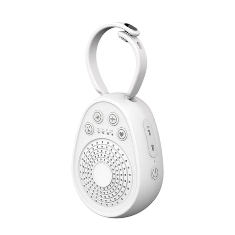 White Noise Sound Machine - Powerful Rechargeable Battery, 20 Soothing Sound, Real Fan Sleep Aid, Noise Cancelling for Office Privacy, Home, Baby & Adults - Portable, Travel Friendly Sleep Machine
