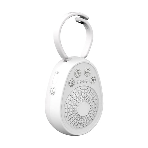 White Noise Sound Machine - Powerful Rechargeable Battery, 20 Soothing Sound, Real Fan Sleep Aid, Noise Cancelling for Office Privacy, Home, Baby & Adults - Portable, Travel Friendly Sleep Machine