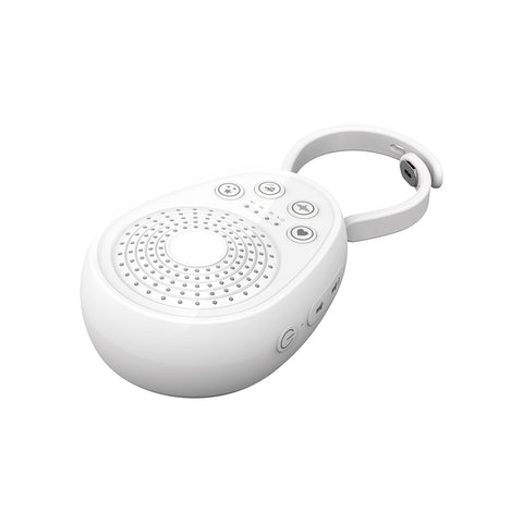 White Noise Sound Machine - Powerful Rechargeable Battery, 20 Soothing Sound, Real Fan Sleep Aid, Noise Cancelling for Office Privacy, Home, Baby & Adults - Portable, Travel Friendly Sleep Machine