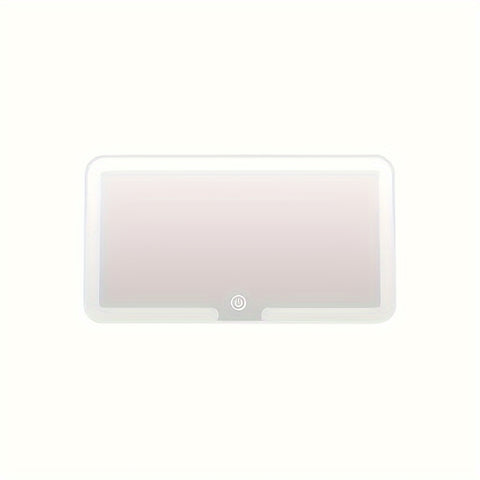 SANNCE Portable LED Car Vanity Mirror, Detachable Design with Soft Lighting, Perfect for Quick Touch-Ups, Fits Most Vehicle Models