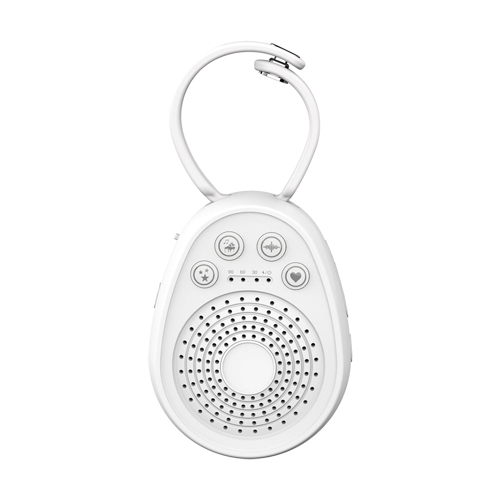 White Noise Sound Machine - Powerful Rechargeable Battery, 20 Soothing Sound, Real Fan Sleep Aid, Noise Cancelling for Office Privacy, Home, Baby & Adults - Portable, Travel Friendly Sleep Machine