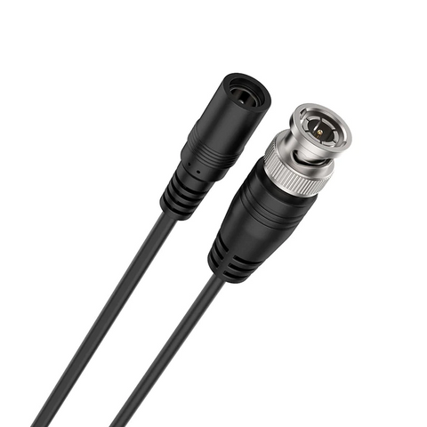 Premium Mini RG59 4K Security Camera Video Power Cable, 100 Feet for Any Analog Camera (4-Pack, BNC & RCA Connectors Included)