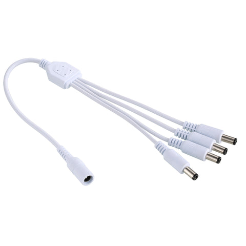 One-Quarter Power Cord, 330mm Long, With Wire File, Multi-Stranded Bare Copper Core, 5.5*2.1 Tuning Fork Connector
