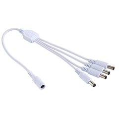 One-Quarter Power Cord, 330mm Long, With Wire File, Multi-Stranded Bare Copper Core, 5.5*2.1 Tuning Fork Connector