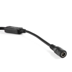 One-Quarter Power Cord, 330mm Long, With Wire File, Multi-Stranded Bare Copper Core, 5.5*2.1 Tuning Fork Connector