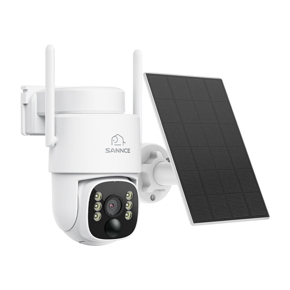 4MP WiFi PTZ Outdoor Security Camera with 8000mAh Battery & Solar Panel, AI + PIR Human Detection, Color Night Vision, Two-Way Audio, Wi-Fi 6, 270° Pan & 90° Tilt