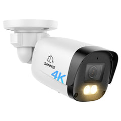 FX800 - 4K PoE Bullet Security Camera w/ Dual-Light Color Night Vision, 129° Wider-Angle, SD Card Slot, AI Detection, Two-Way Audio, IP67 Waterproof