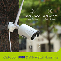 8MP 10-Channel Wireless Security Camera System, Two-Way Audio, IP66 Waterproof, Smart AI Human Detection, Work With Alexa