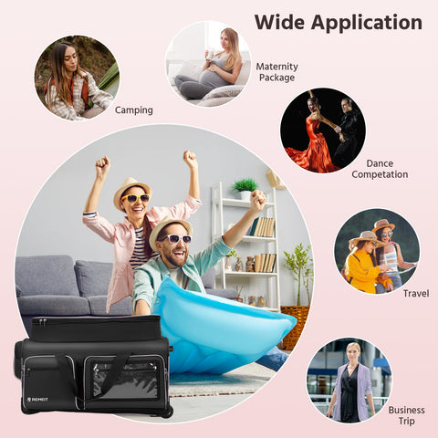 Dance Bag with Garment Rack, 28" Dance Costumes Rolling Garment Bags For Travel, Garment Duffle Bag For Dance Competition Travel Bag with Garment Rack (Black with Light Purple Trim)