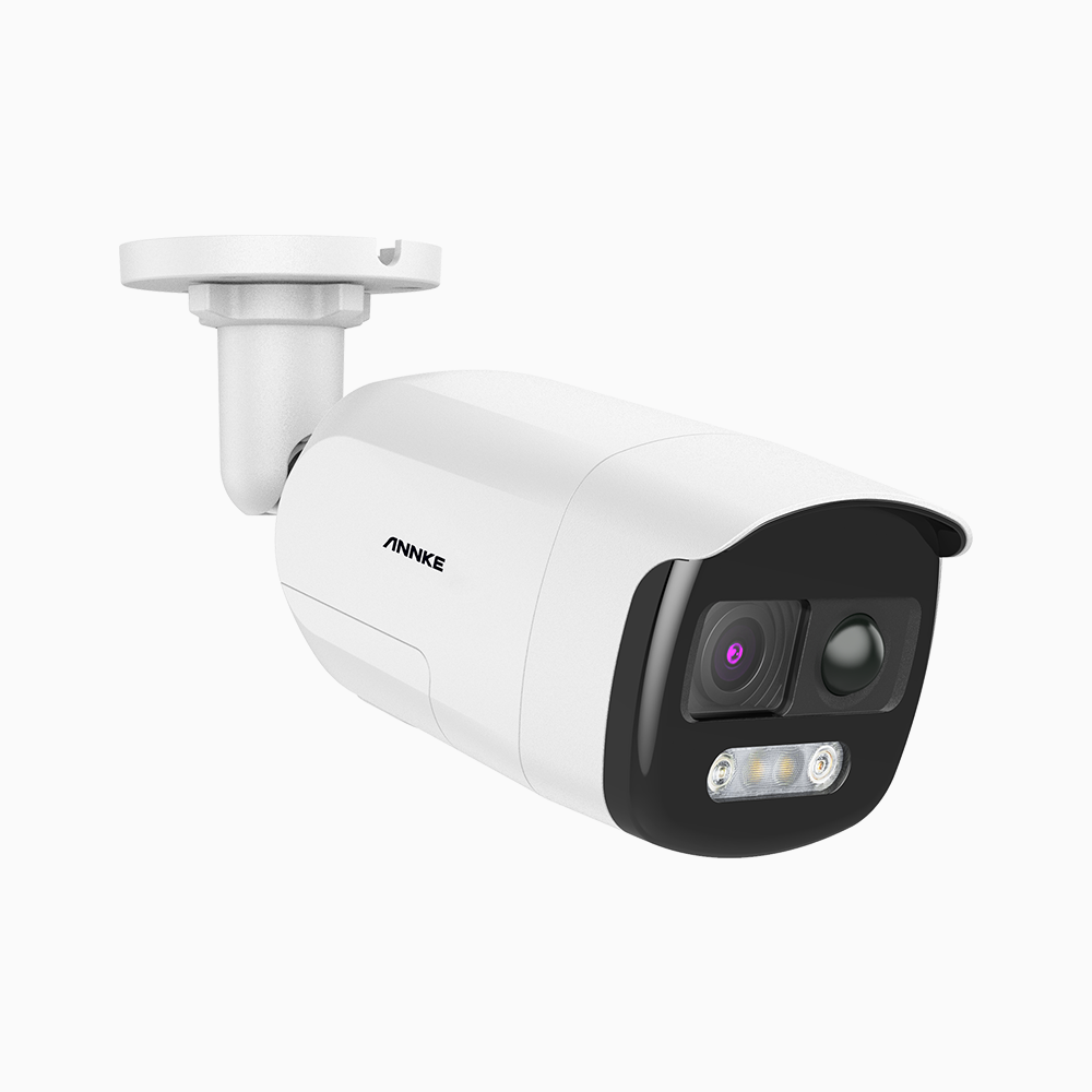 BR200 - 1080p PIR Bullet Wired Security Camera with Siren & Strobe Alarms