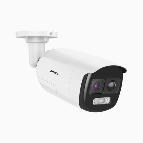 BR200 - 1080p PIR Bullet Wired Security Camera with Siren & Strobe Alarms