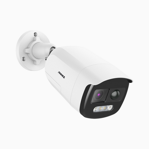 BR200 - 1080p PIR Bullet Wired Security Camera with Siren & Strobe Alarms