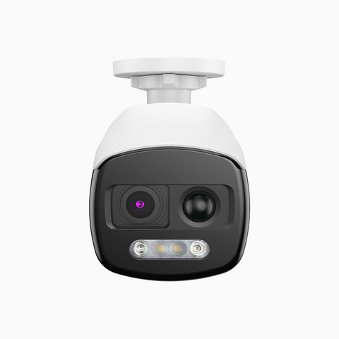 BR200 - 1080p PIR Bullet Wired Security Camera with Siren & Strobe Alarms