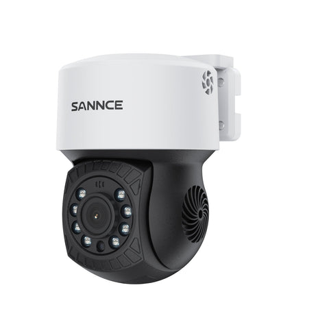 Pack of 2, 1080P PT Security Camera - Pan & Tilt, 100 ft Night Vision, Motion Detection, Outdoor, Waterproof