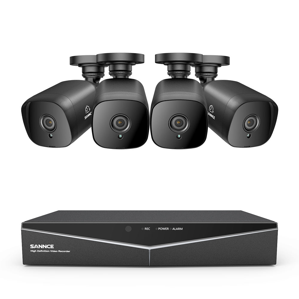 1080P 8 Channel PT Security Camera System - Hybrid 5-in-1 DVR, 100 ft Night Vision, Motion Detection, Outdoor, Waterproof