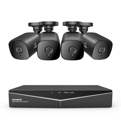 1080P 8 Channel PT Security Camera System - Hybrid 5-in-1 DVR, 100 ft Night Vision, Motion Detection, Outdoor, Waterproof