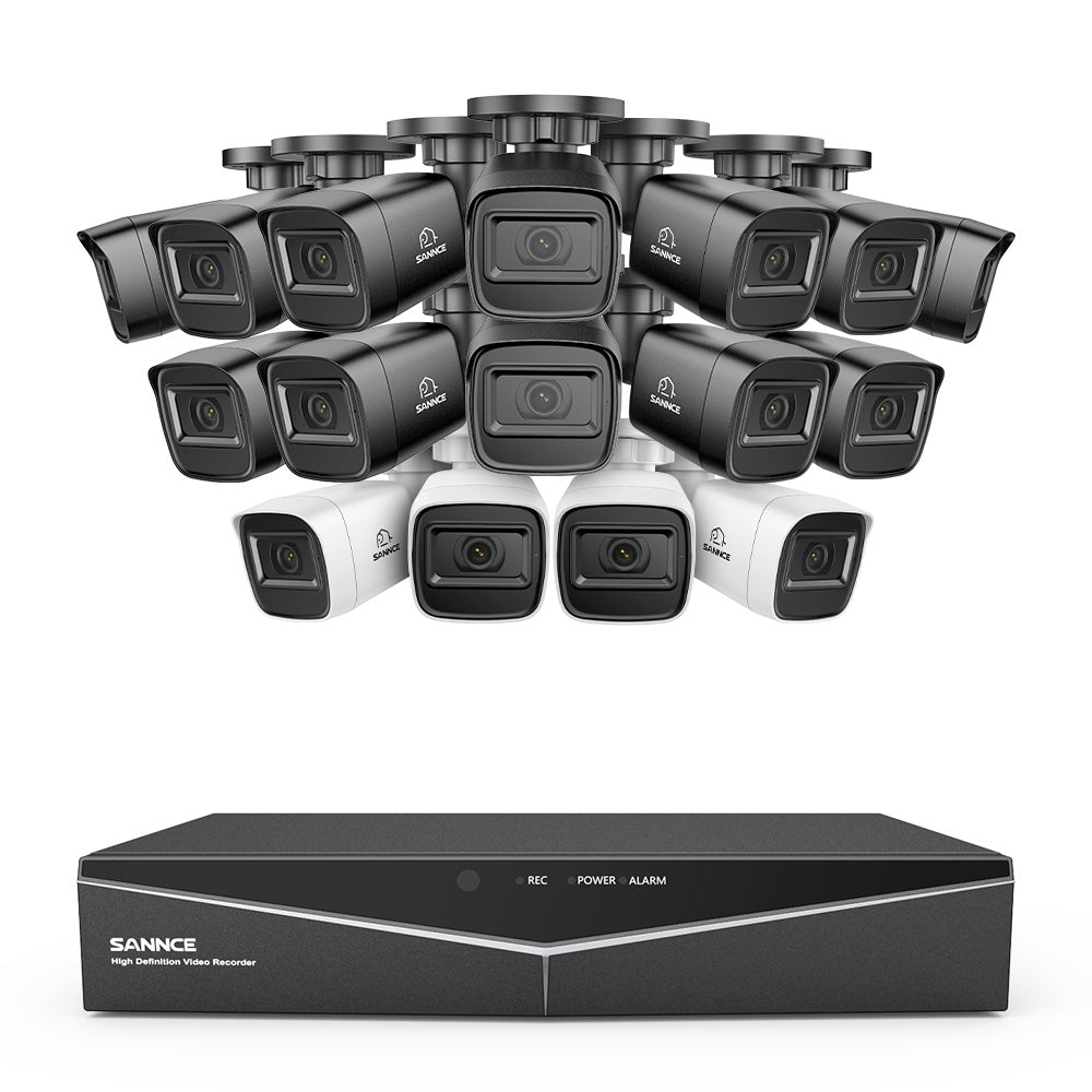 16 Channel 16 Camera 1080p Security Camera System | SANNCE Store