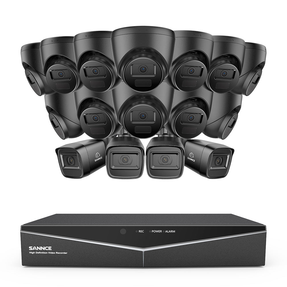 16 Channel 16 Camera 1080p Security Camera System | SANNCE Store