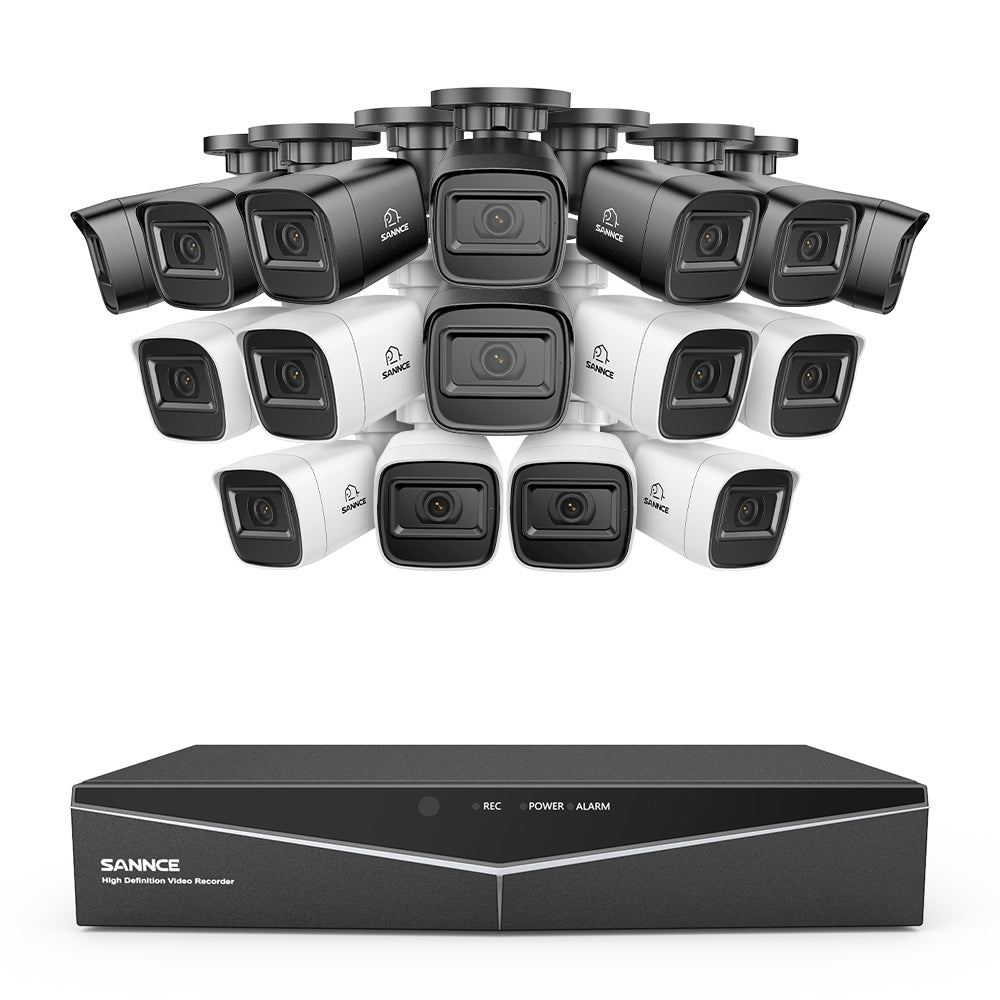 16 Channel 16 Camera 1080p Security Camera System | SANNCE Store