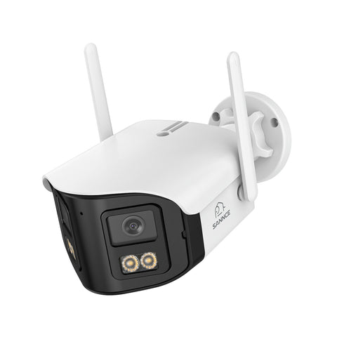 4MP 16-Channel Wireless Security Camera System, 8MP NVR, 8PCS Dual-Lens WiFi Cameras, 170° Wide View, Color Night Vision, AI Detection, Alexa
