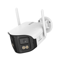 4MP 16-Channel Wireless Security Camera System, 8MP NVR, 10PCS Dual-Lens WiFi Cameras, 170° Wide View, Color Night Vision, AI Detection, Alexa