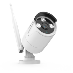 10 Channel Wireless Security Camera System, 5MP NVR w/ 10.1'' LCD Monitor, 4 pcs IP Cameras  AI Human Detection, Remote Access & Smart Motion Alerts, Work with Alexa