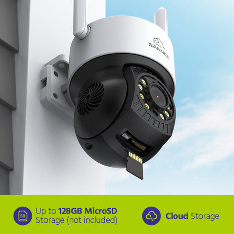 10 Channel Wireless PT Security Camera System, 3MP NVR w/ 10.1'' LCD Monitor, 3MP Wireless PT Security Camera, Pan & Tilt 2Pcs IP Cameras AI Human Detection, Remote Access, Smart Motion Alerts, Work with Alexa