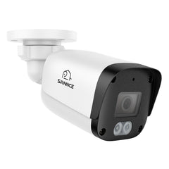 4K 8MP Super HD PoE Security Outdoor IP Camera - Smart Person/Vehicle Alerts, Dual-Light Color Night Vision, Audio Recording, work with SANNCE N98PBN (2-Pack)